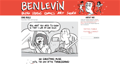 Desktop Screenshot of benlevin.net