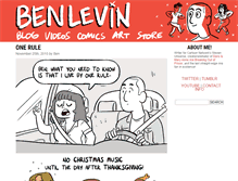 Tablet Screenshot of benlevin.net
